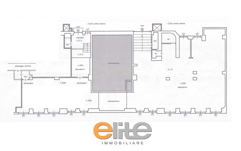 Magazzino di 280mq in porta venezia - stazione centrale.
