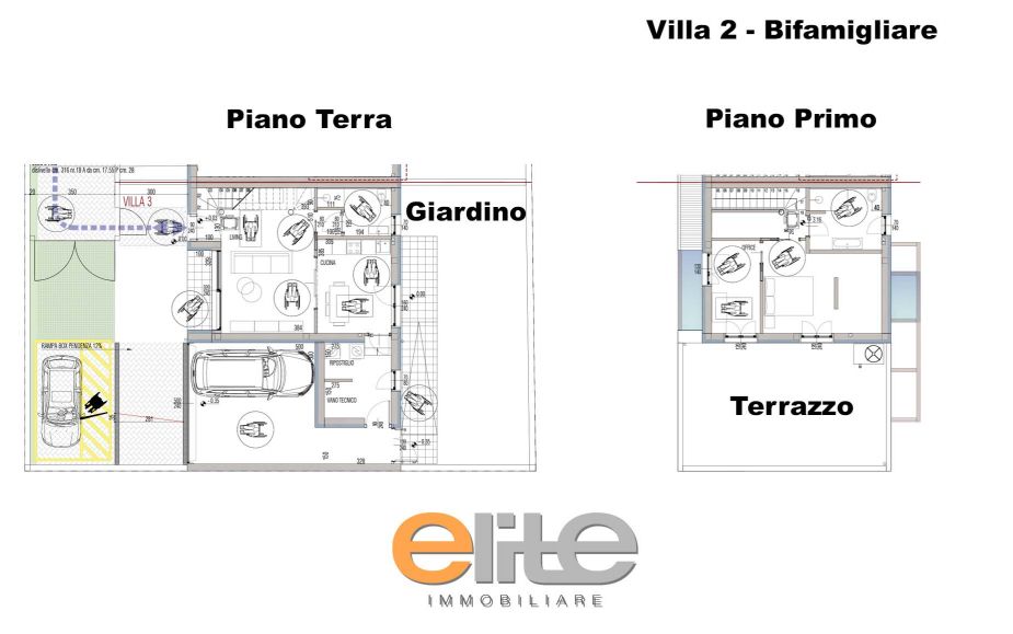 Nuova Costruzione Villa con giardino terrazzo e box