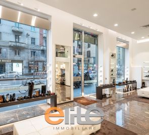 Negozio 3 vetrine zona Buenos Aires oltre magazzino.